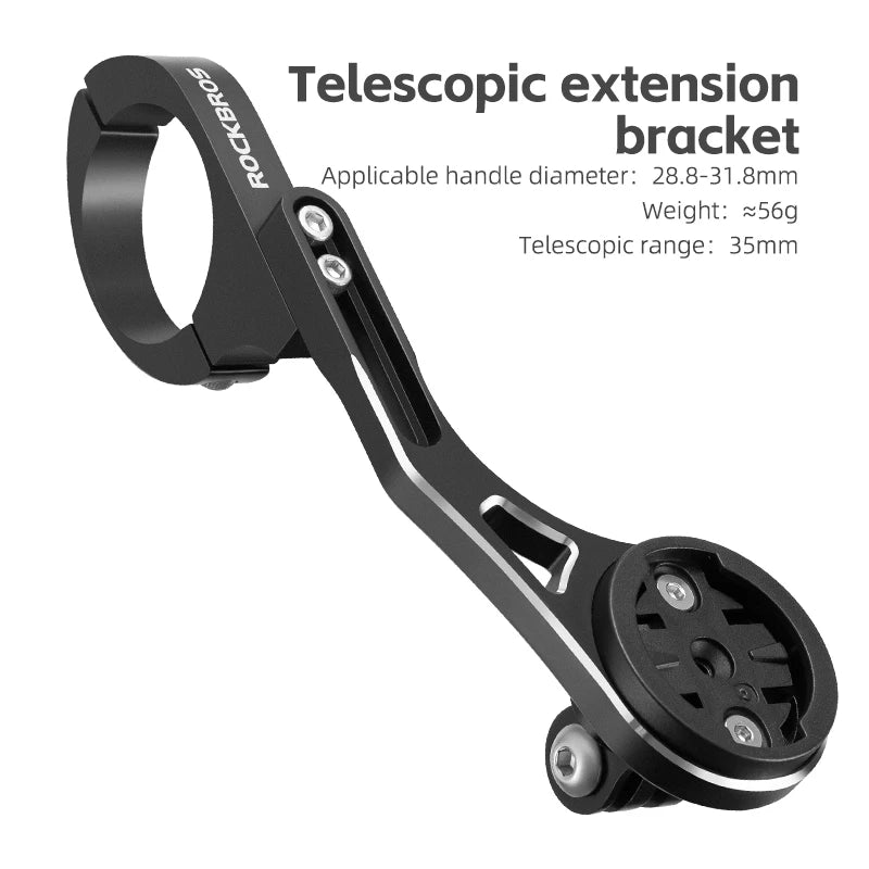 ROCKBROS Cycling Computer Extension Bracke Gps Speedometer Mount for Garmin Handlebar Holder for WAHOO Mount Bicycle Accessories