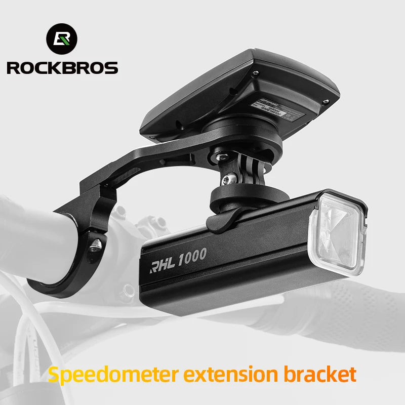 ROCKBROS Cycling Computer Extension Bracke Gps Speedometer Mount for Garmin Handlebar Holder for WAHOO Mount Bicycle Accessories